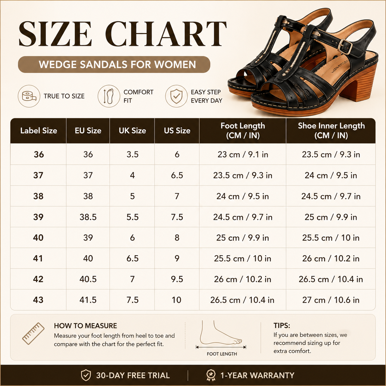 Orlina™ Vintage Comfort Sandals