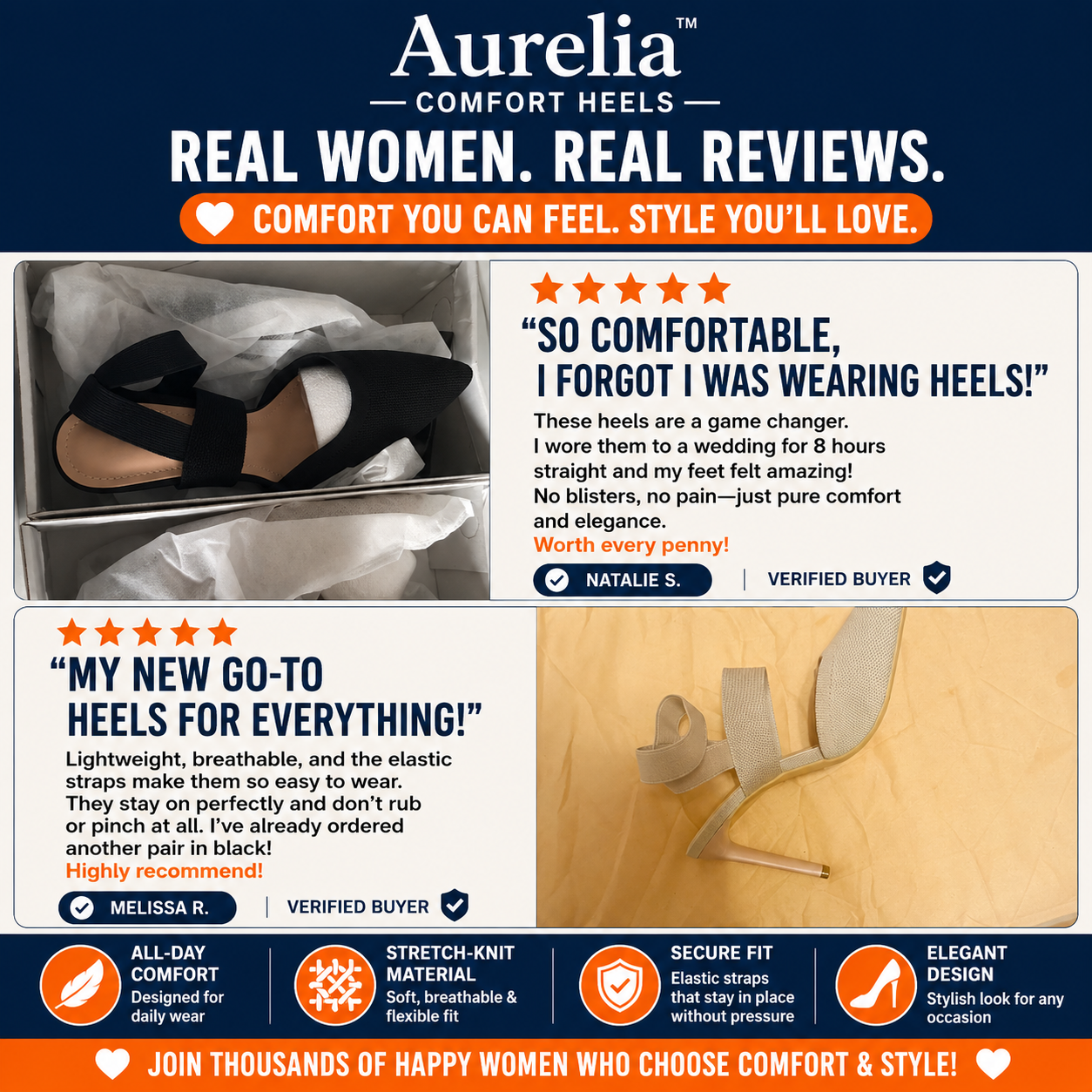 Aurelia™ Comfort Heels