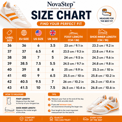 NovaStep™ Casual Sneakers