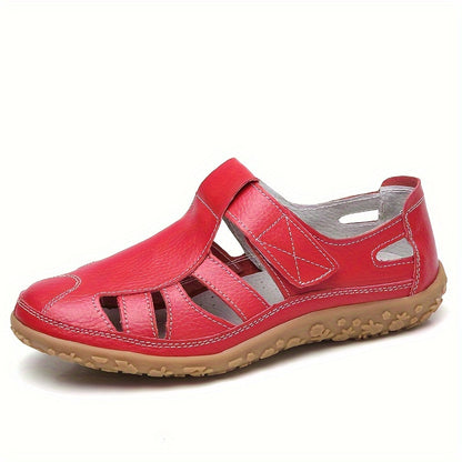 Summer Casual Velcro Leather Comfort Shoes