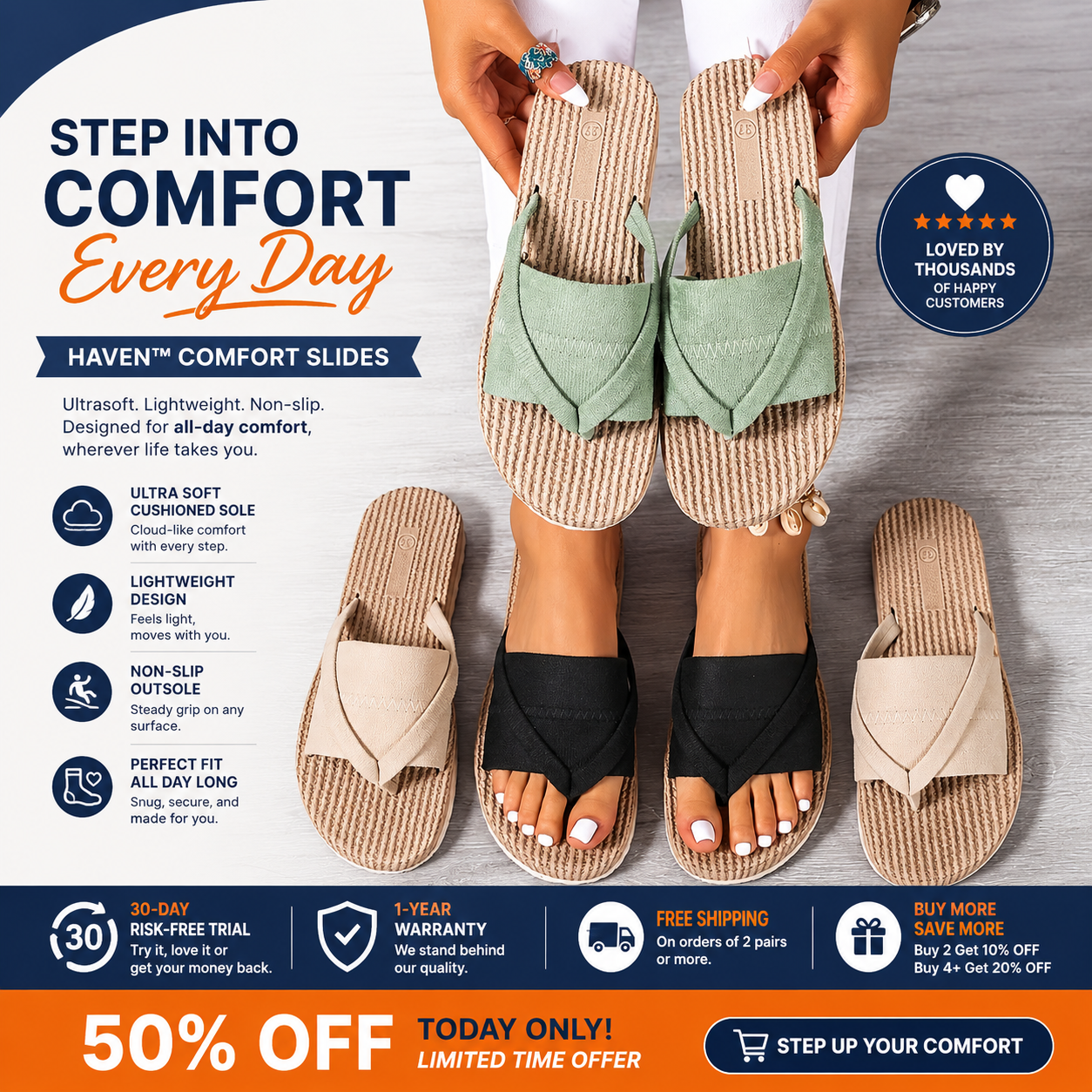 Haven™ Comfort Slides