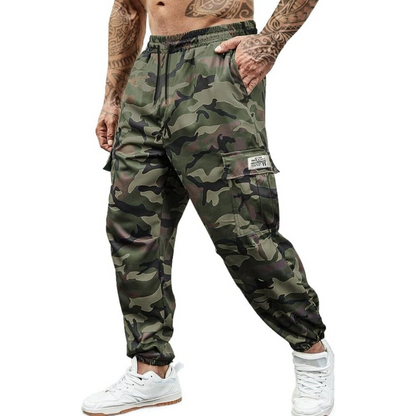 Men's Camo Tactical Jogger Cargo Pants