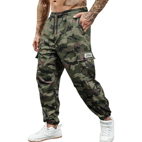 Men's Camo Tactical Jogger Cargo Pants