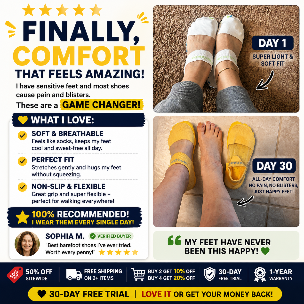 AirStep™ Barefoot Shoes