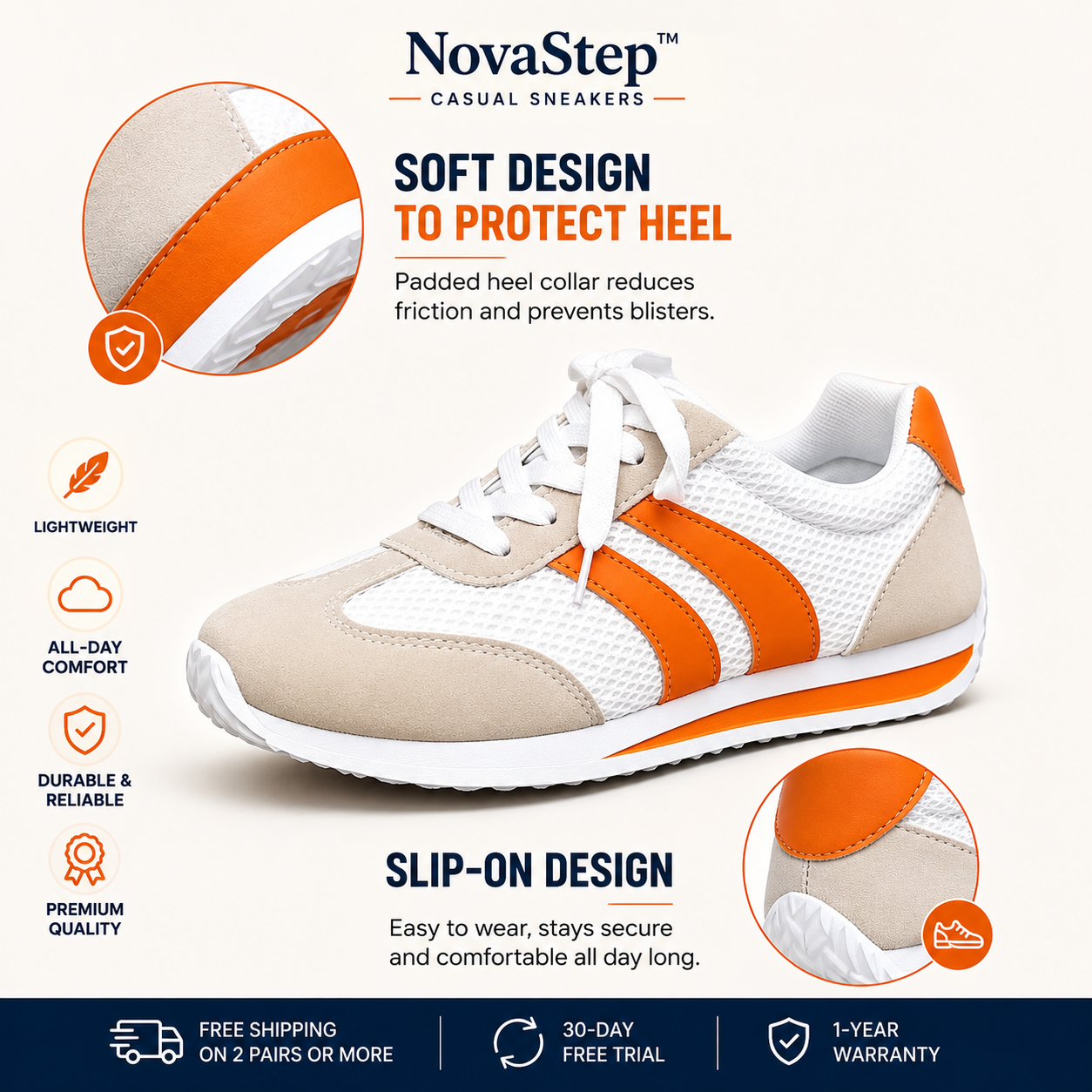 NovaStep™ Casual Sneakers