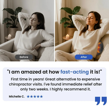 Triple Fusion Massager for Back Pain Relief