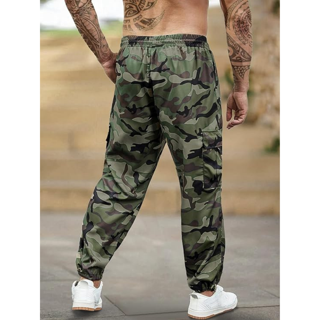 Men's Camo Tactical Jogger Cargo Pants