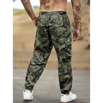 Men's Camo Tactical Jogger Cargo Pants