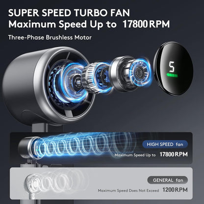 NVB™ Handheld Fan Rechargeable Mini