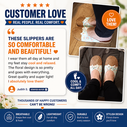 FloraLoom™ Cooling Slippers