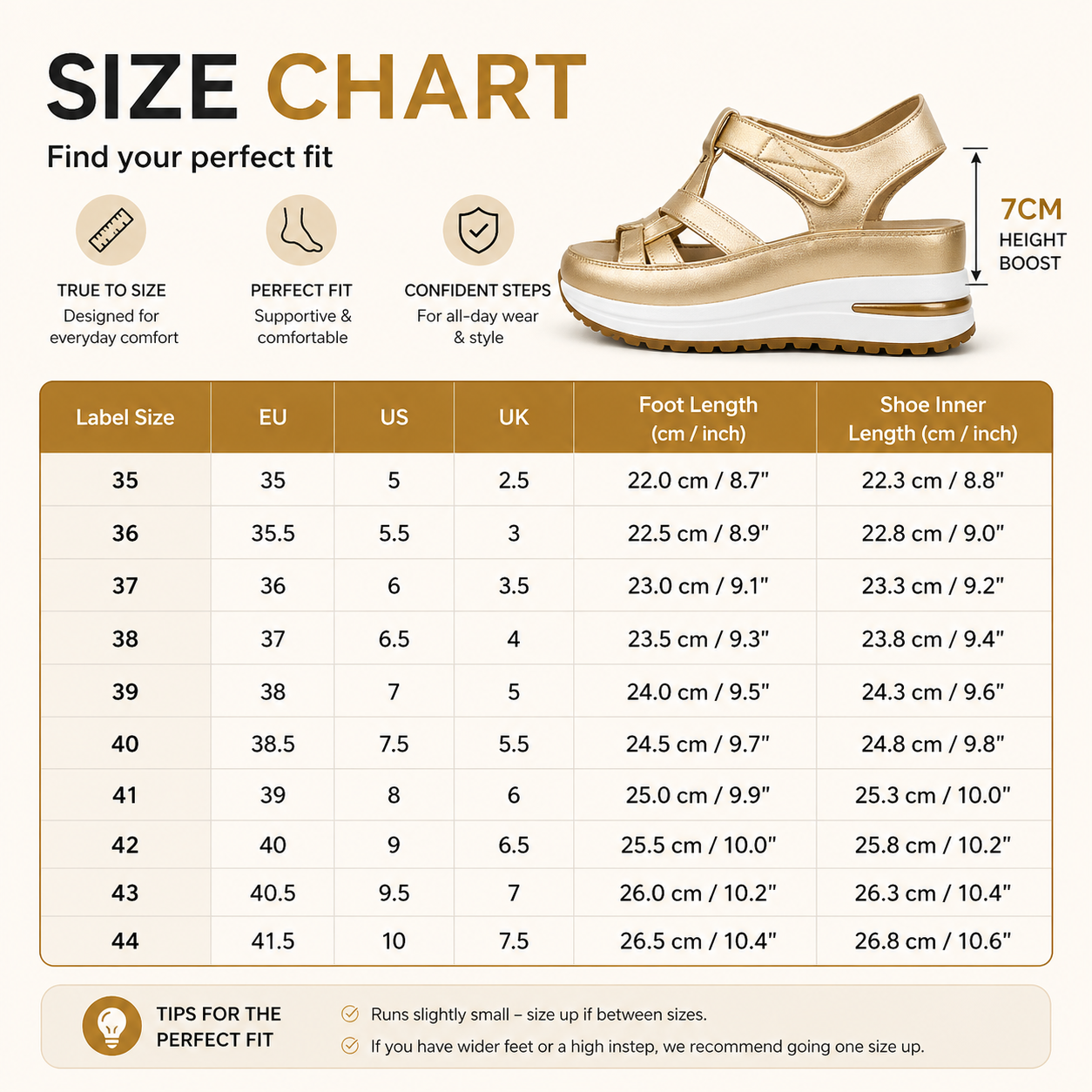 ComfortLift™ Orthopedic Platform Sandals – Walk Pain-Free & Look Taller Instantly