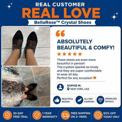 BellaRose™ Crystal Shoes