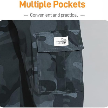 Men's Camo Tactical Jogger Cargo Pants