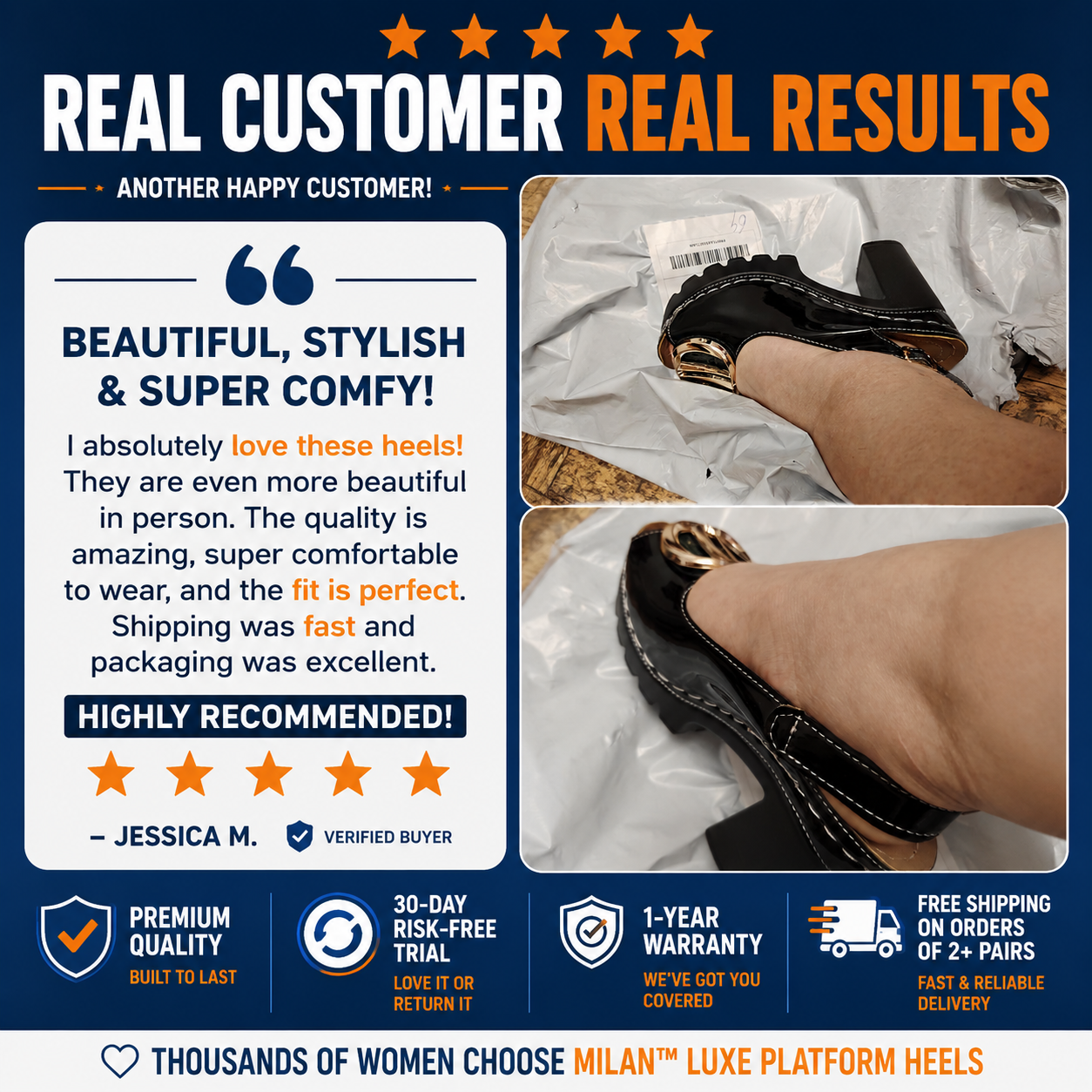 Milan™ Luxe Platform Heels