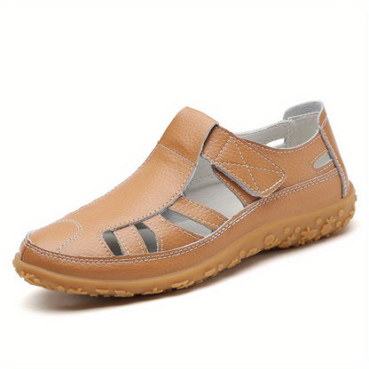 Summer Casual Velcro Leather Comfort Shoes