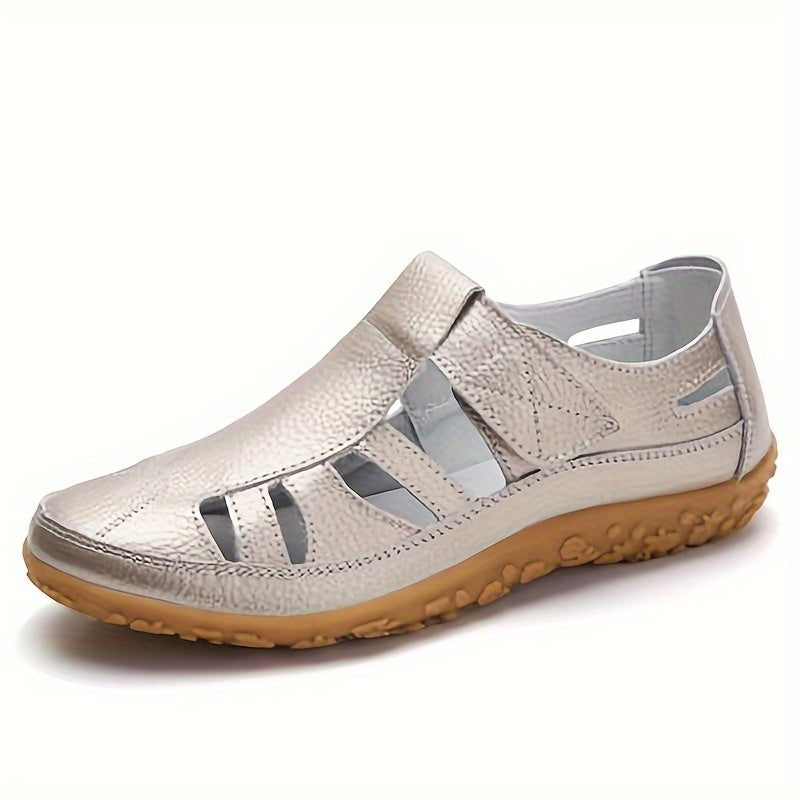 Summer Casual Velcro Leather Comfort Shoes