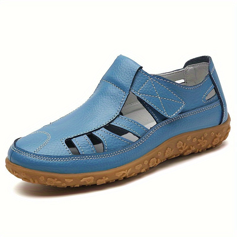 Summer Casual Velcro Leather Comfort Shoes