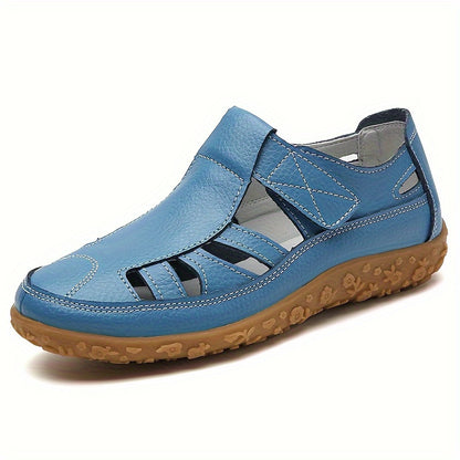 Summer Casual Velcro Leather Comfort Shoes