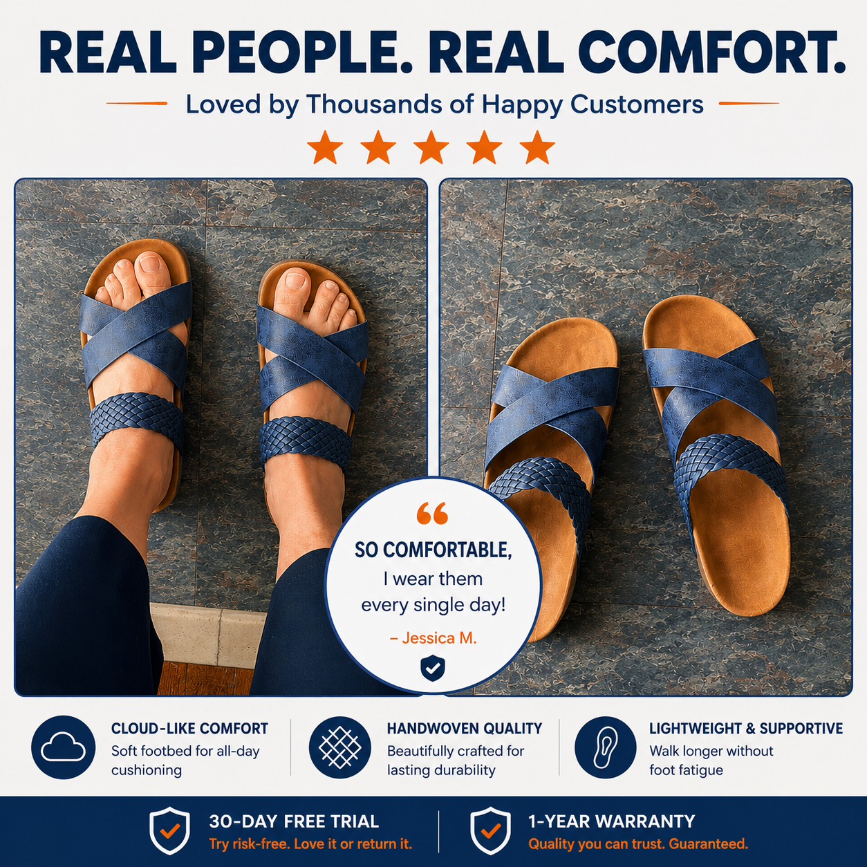 VELISSA™ Handwoven Sandals