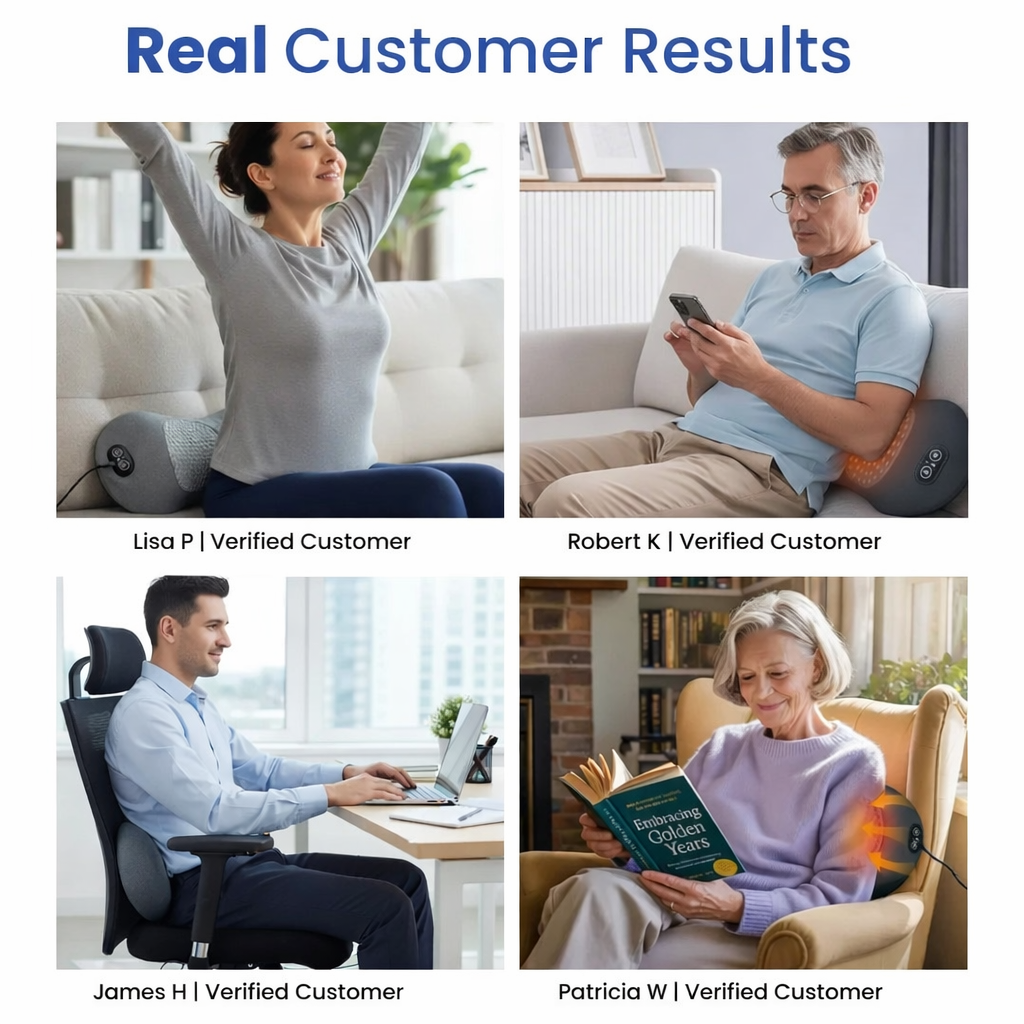 Triple Fusion Massager for Back Pain Relief