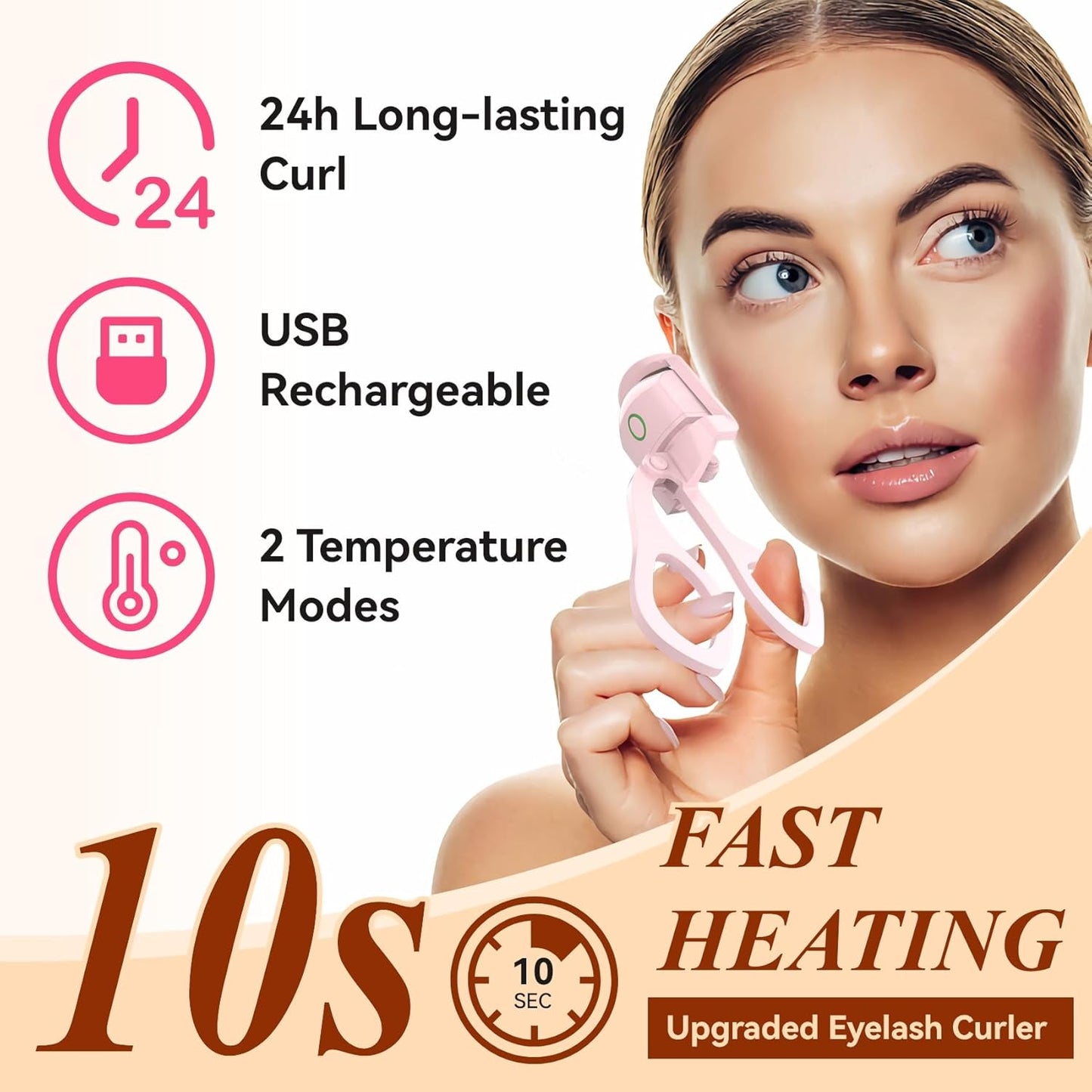 NVB™ Rechargeable Heated Eyelash Curler