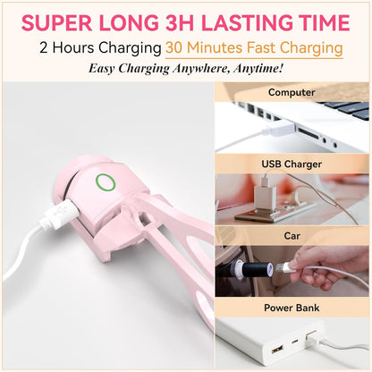 NVB™ Rechargeable Heated Eyelash Curler