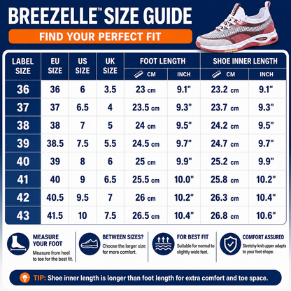BREEZELLE™ Comfort Knit Sneakers