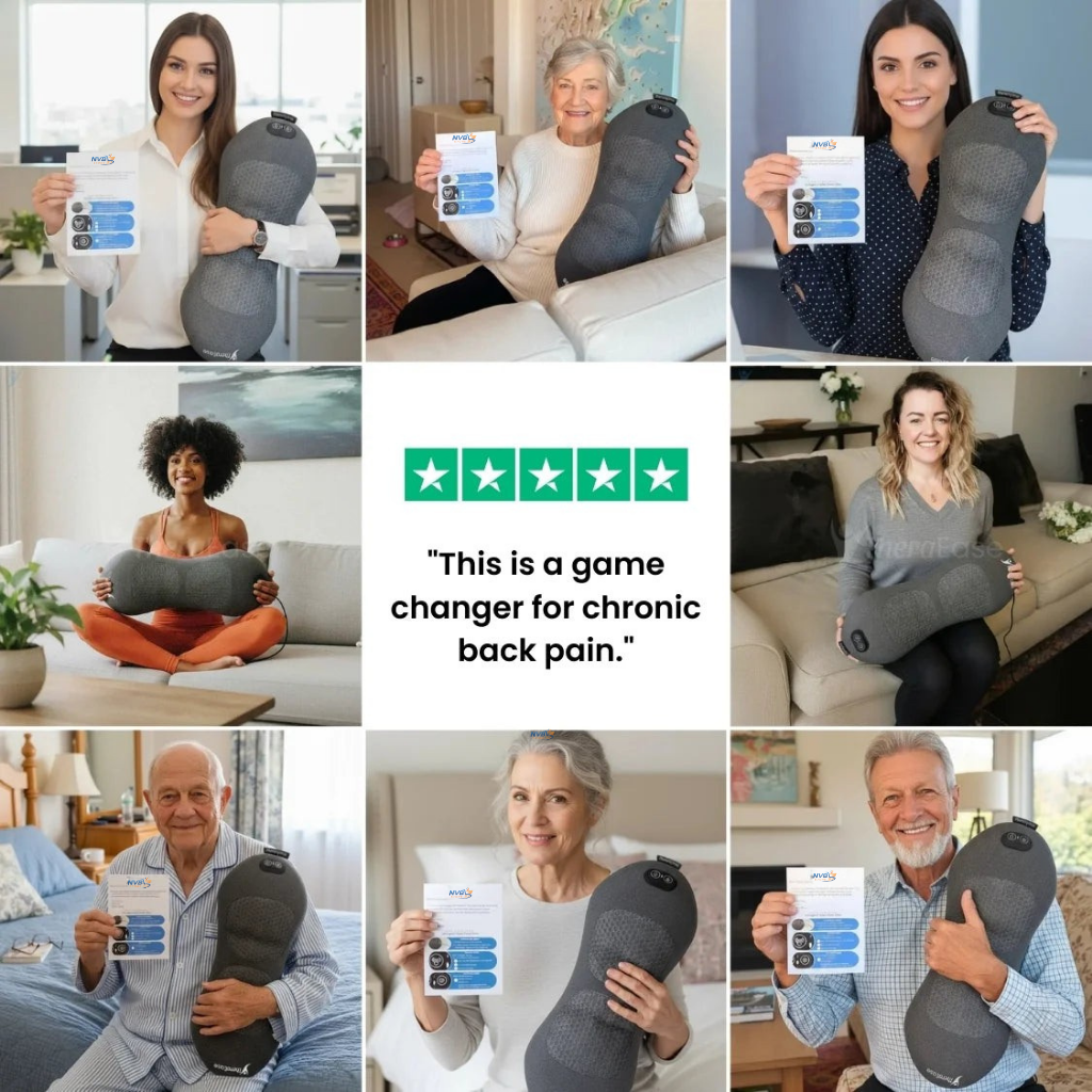Triple Fusion Massager for Back Pain Relief