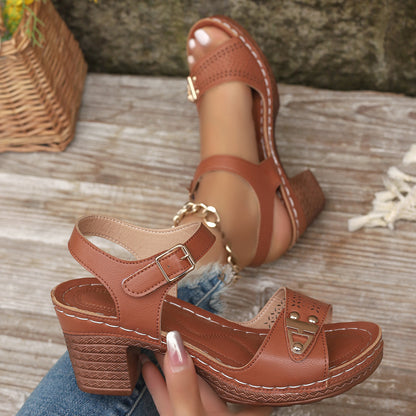 NVB™ Luna Block Heel Sandals