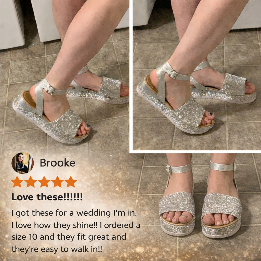 NVB Celeste™ Crystal Flatform Sandals