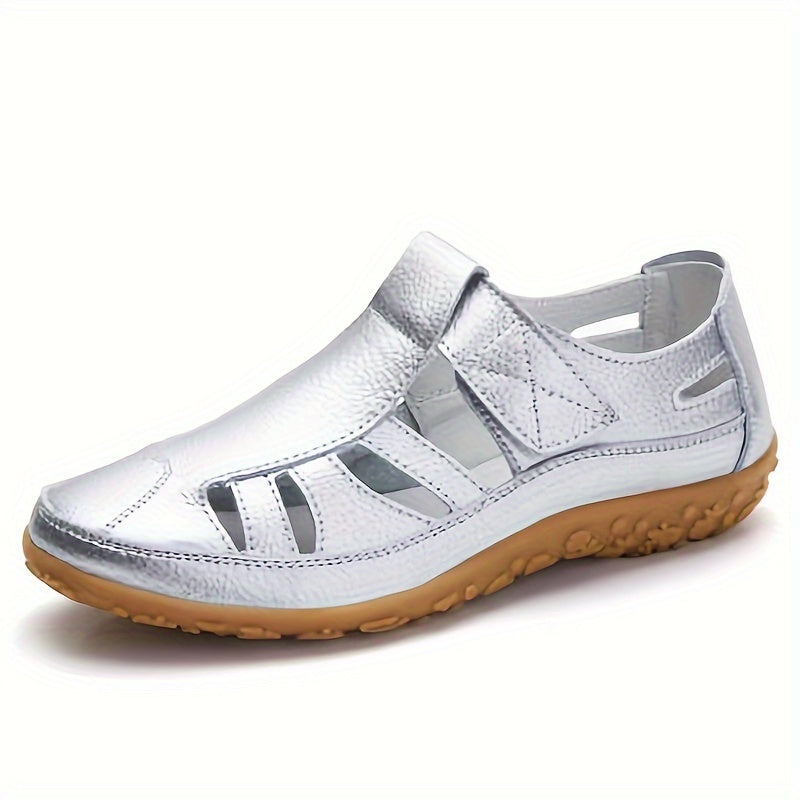 Summer Casual Velcro Leather Comfort Shoes