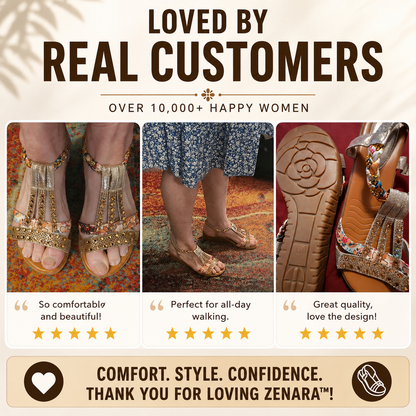 ZENARA™ Boho Orthopedic Comfort Sandals