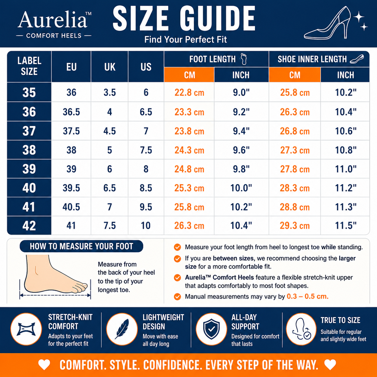 Aurelia™ Comfort Heels