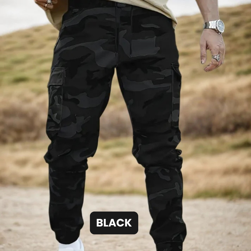 Men's Camo Tactical Jogger Cargo Pants