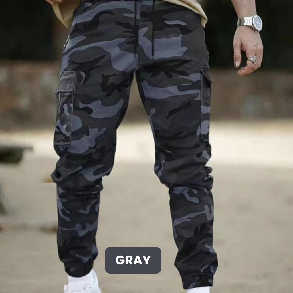 Men's Camo Tactical Jogger Cargo Pants