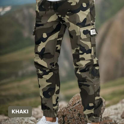 Men's Camo Tactical Jogger Cargo Pants