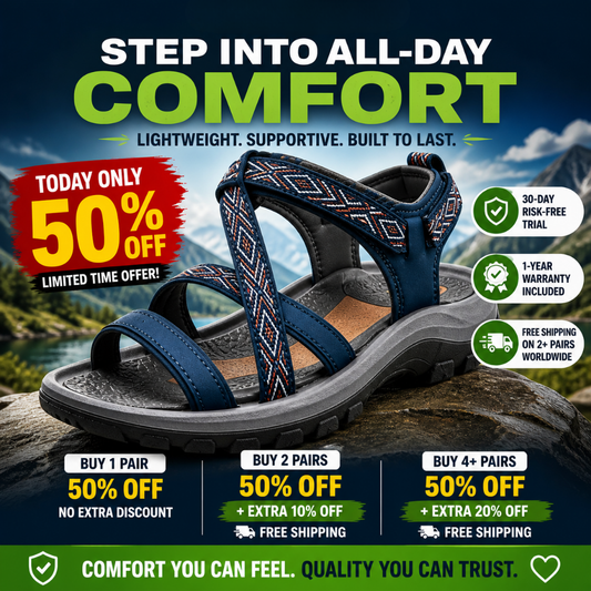 ComfortStrid™ Orthopedic Walking Sandals