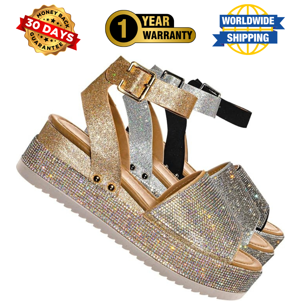 NVB Celeste™ Crystal Flatform Sandals