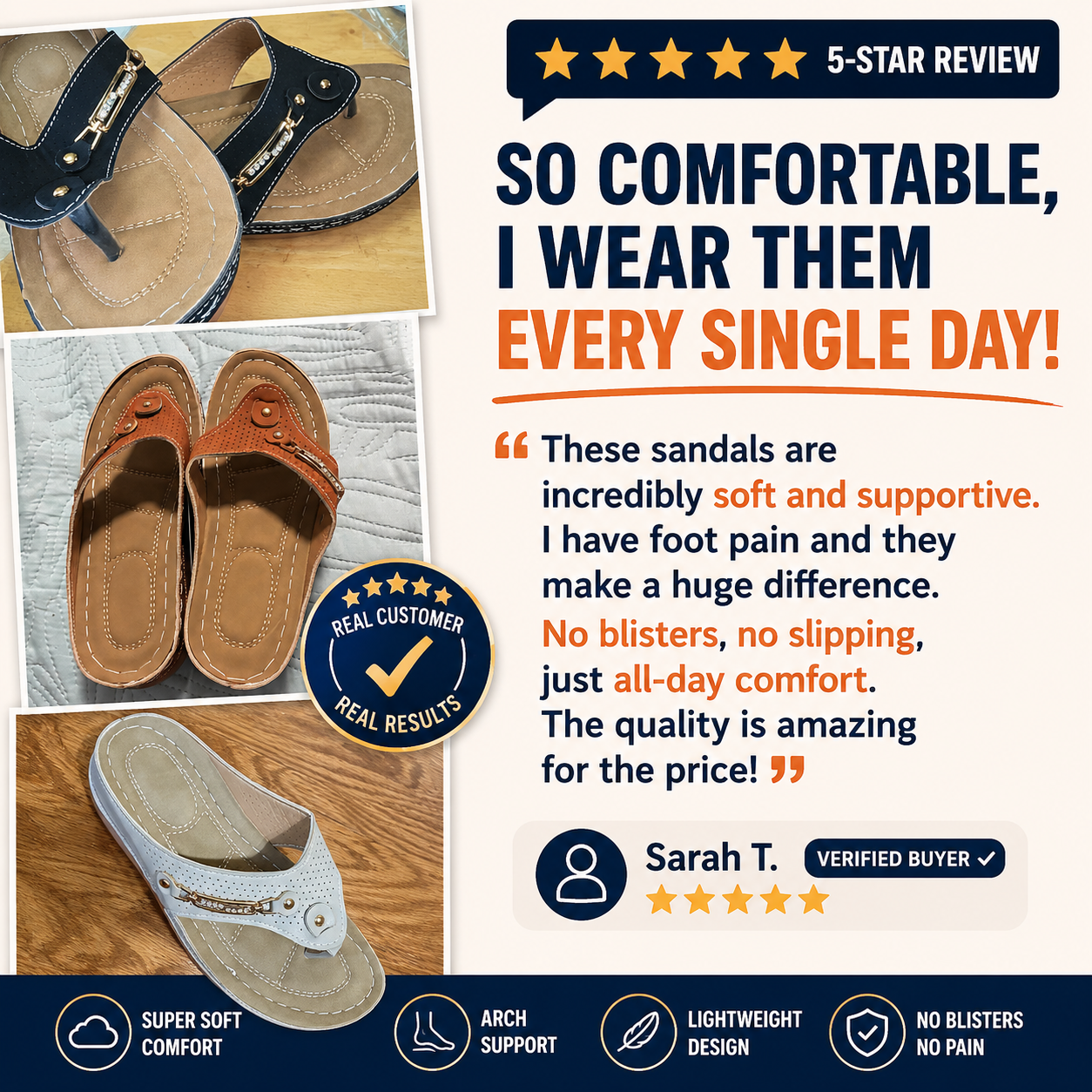 NVB SoftWave™ Sandals