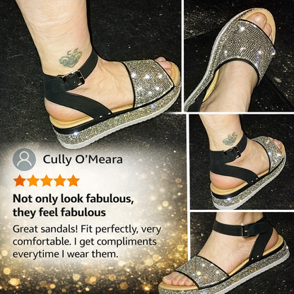 NVB Celeste™ Crystal Flatform Sandals