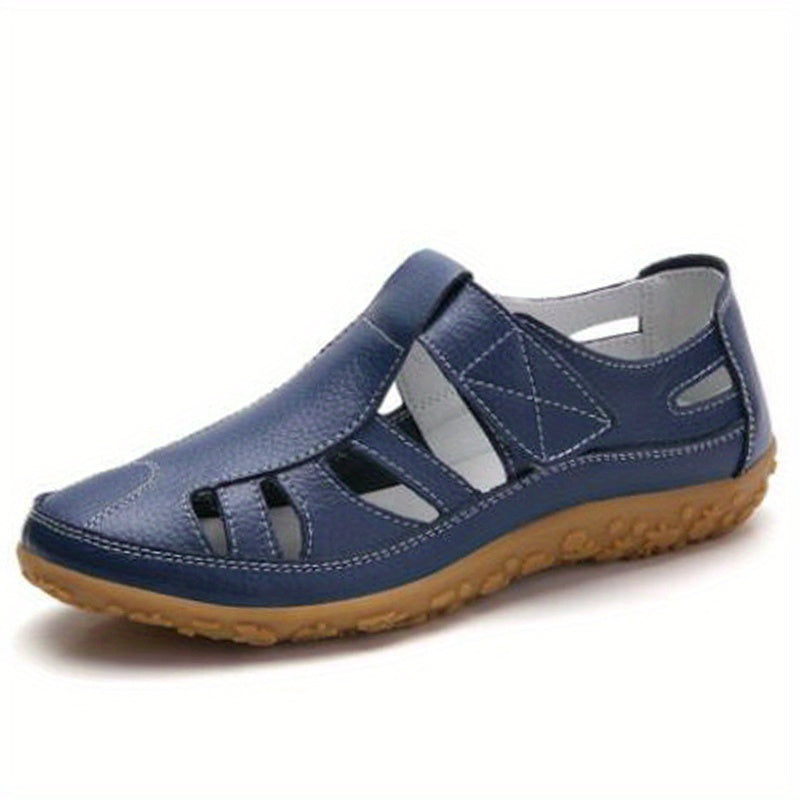 Summer Casual Velcro Leather Comfort Shoes