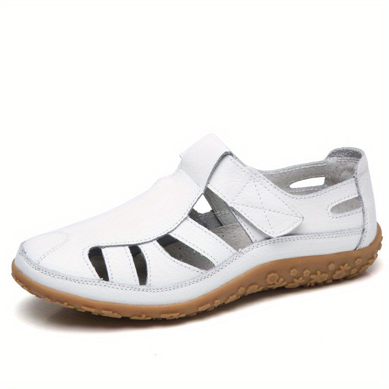 Summer Casual Velcro Leather Comfort Shoes