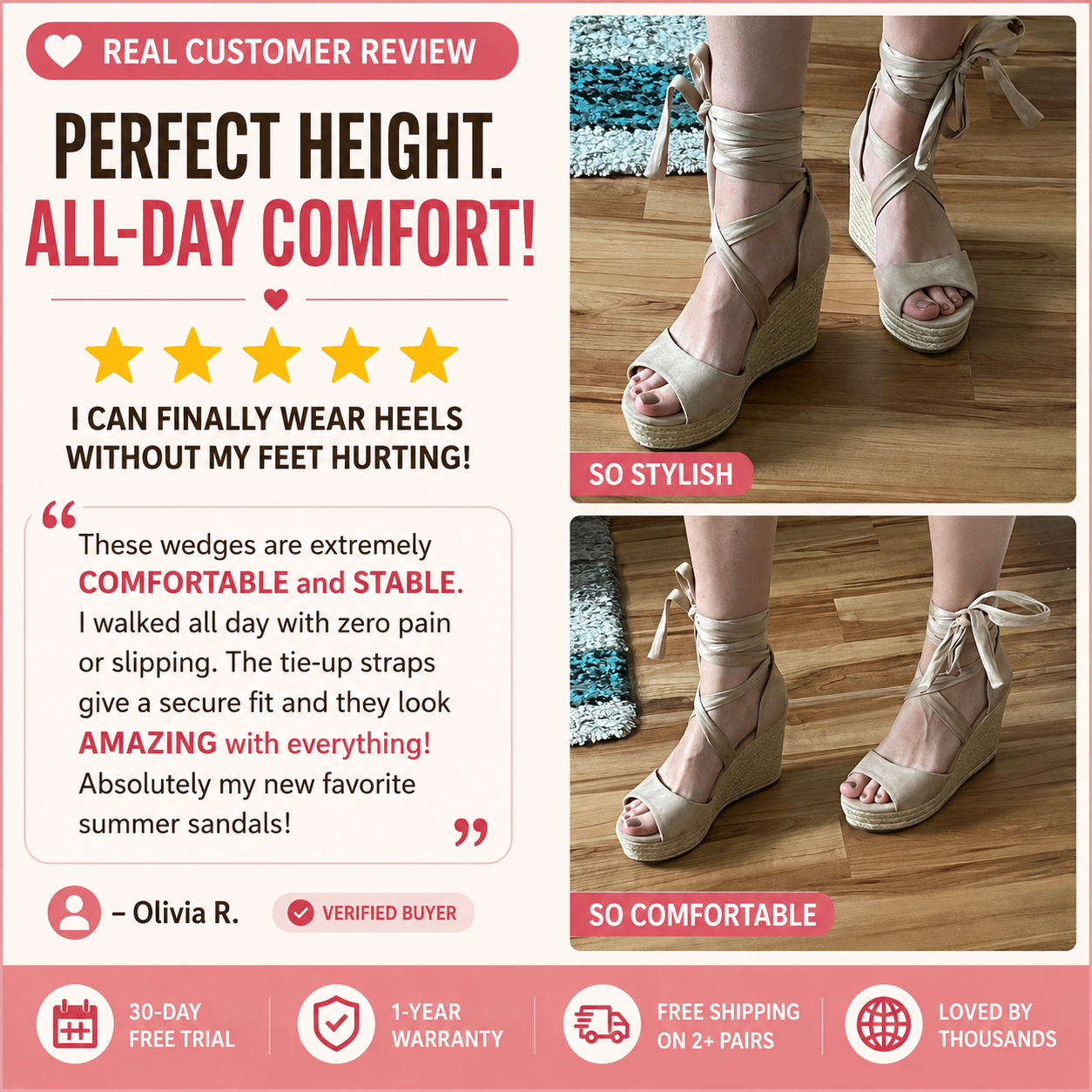Riviera™ Tie-Up Sandals