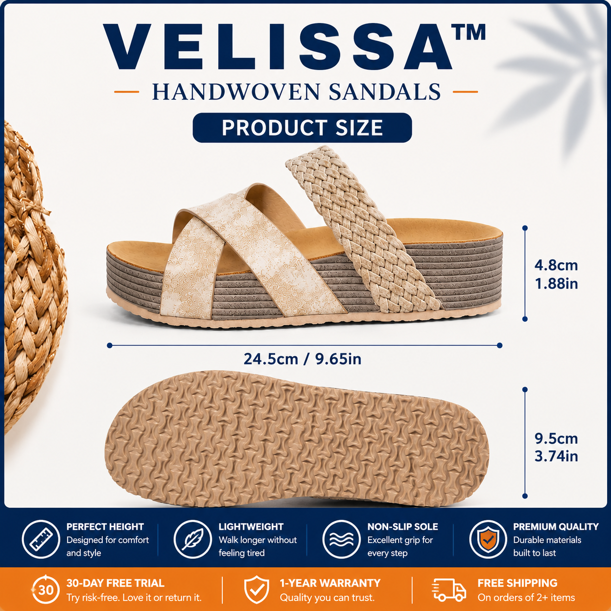 VELISSA™ Handwoven Sandals