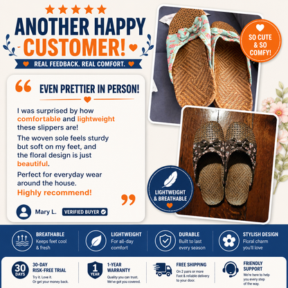 FloraLoom™ Cooling Slippers