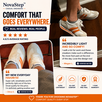 NovaStep™ Casual Sneakers