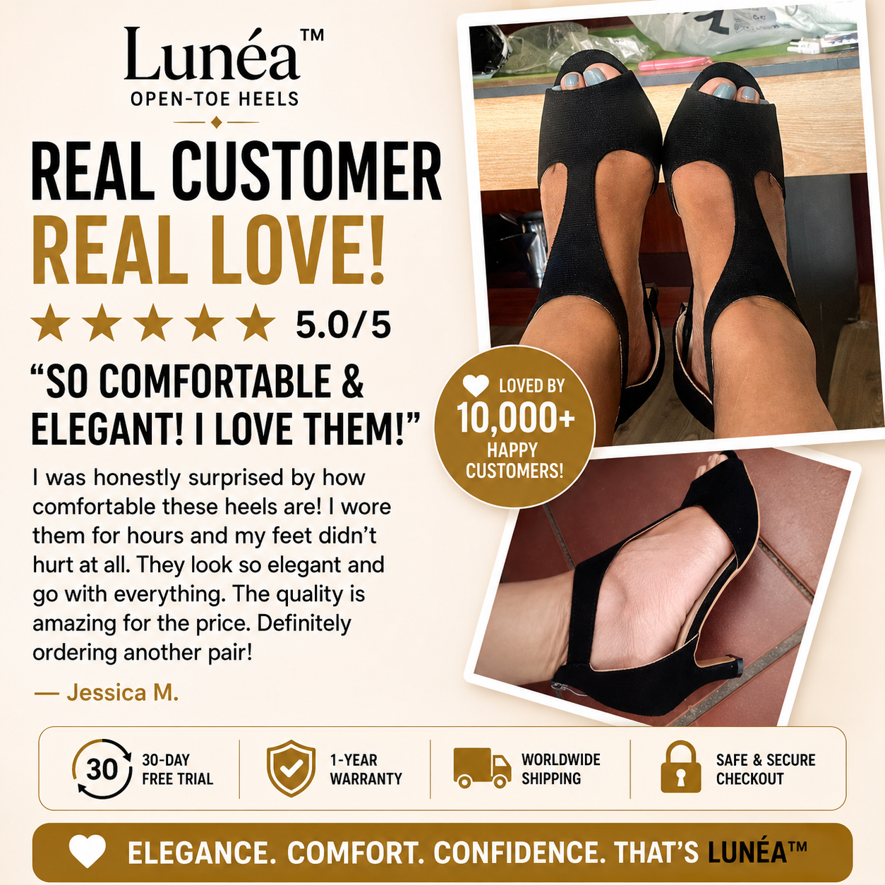 Lunéa™ Open-Toe Heels