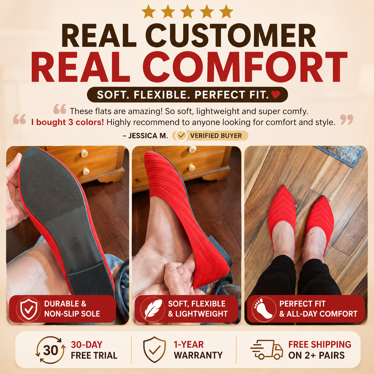 Velmira™ Knit Flats