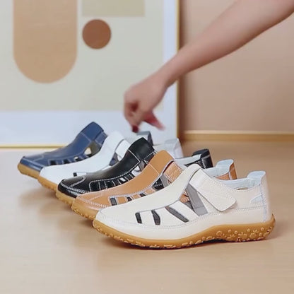 Summer Casual Velcro Leather Comfort Shoes