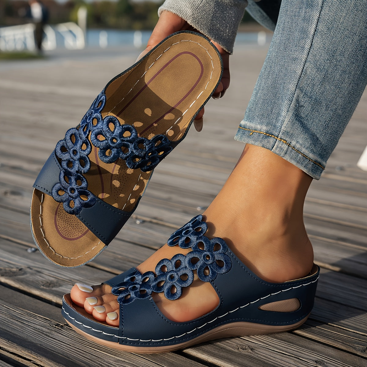 BreezeWalk™ Summer Platform Sandals